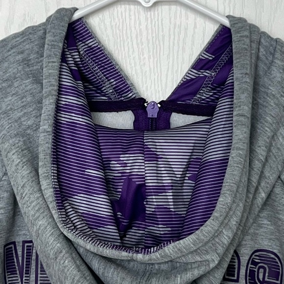 NWOT Minnesota Vikings NFL Team Apparel Full Zip Hoodie Mens Size Large - Picture 9 of 9